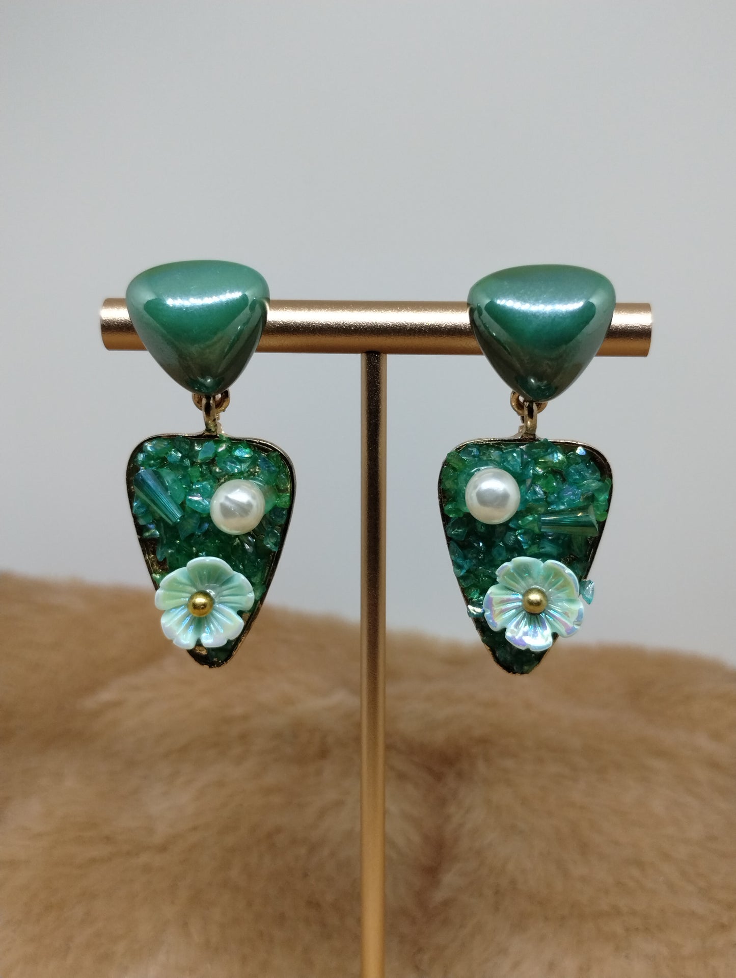 Garden Floral Statement Earrings