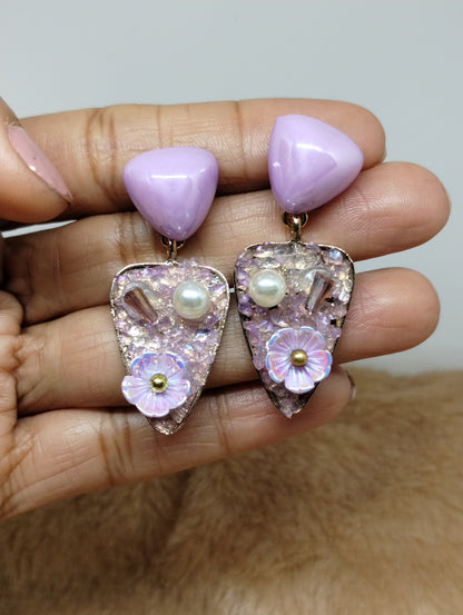 Garden Floral Statement Earrings