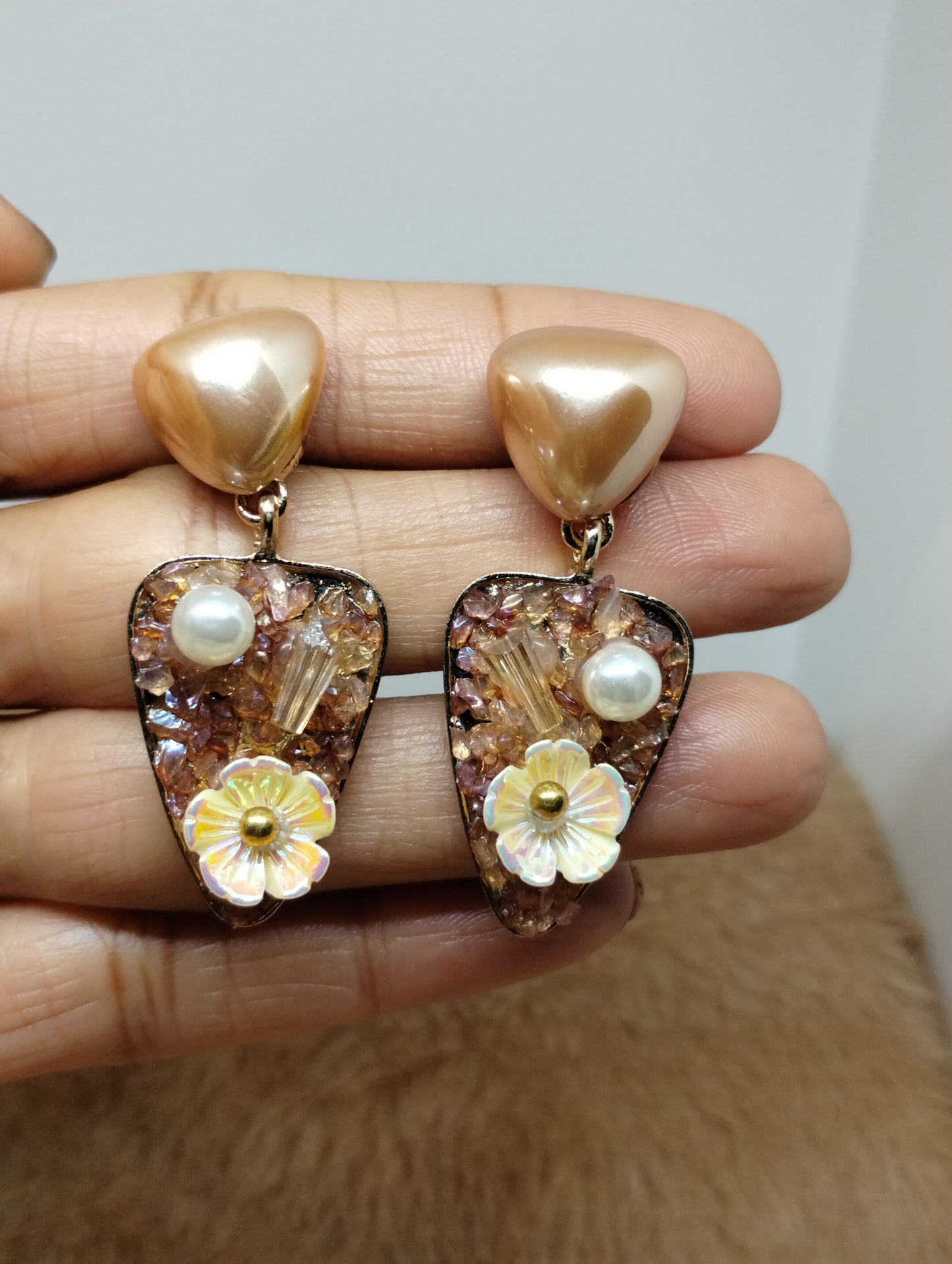 Garden Floral Statement Earrings