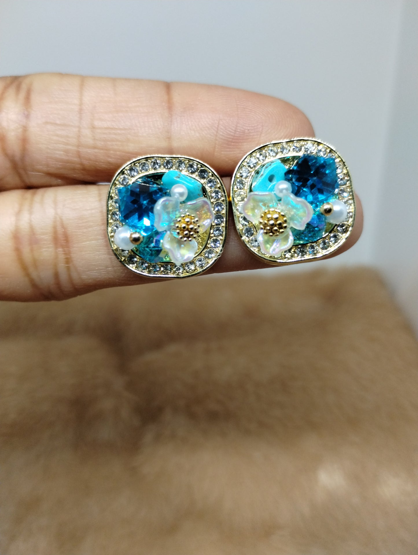 Floral Statement Earrings