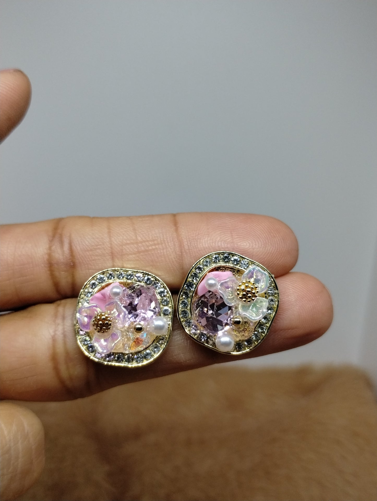 Floral Statement Earrings
