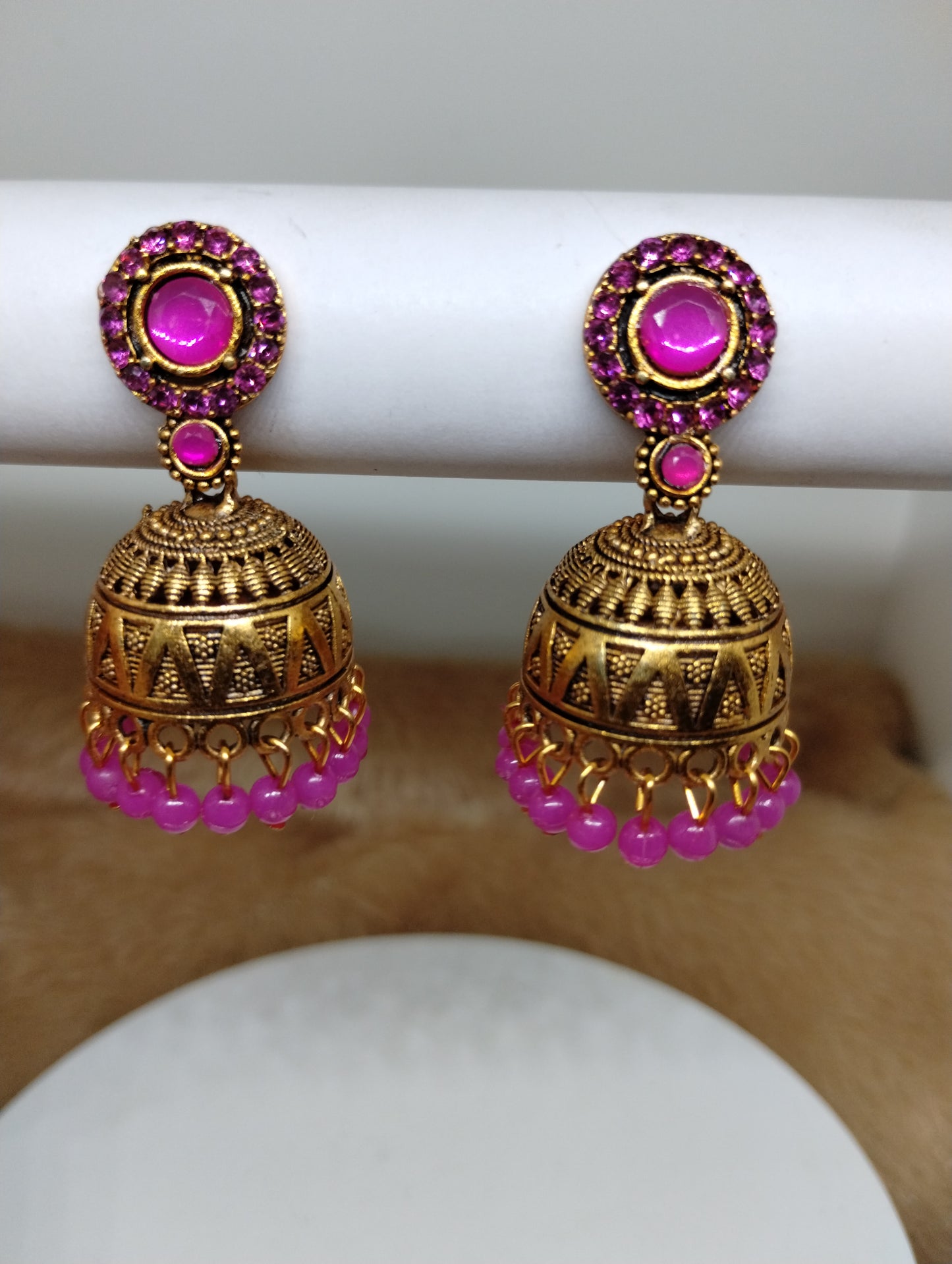 Ruhani Antique Gold Jhumka