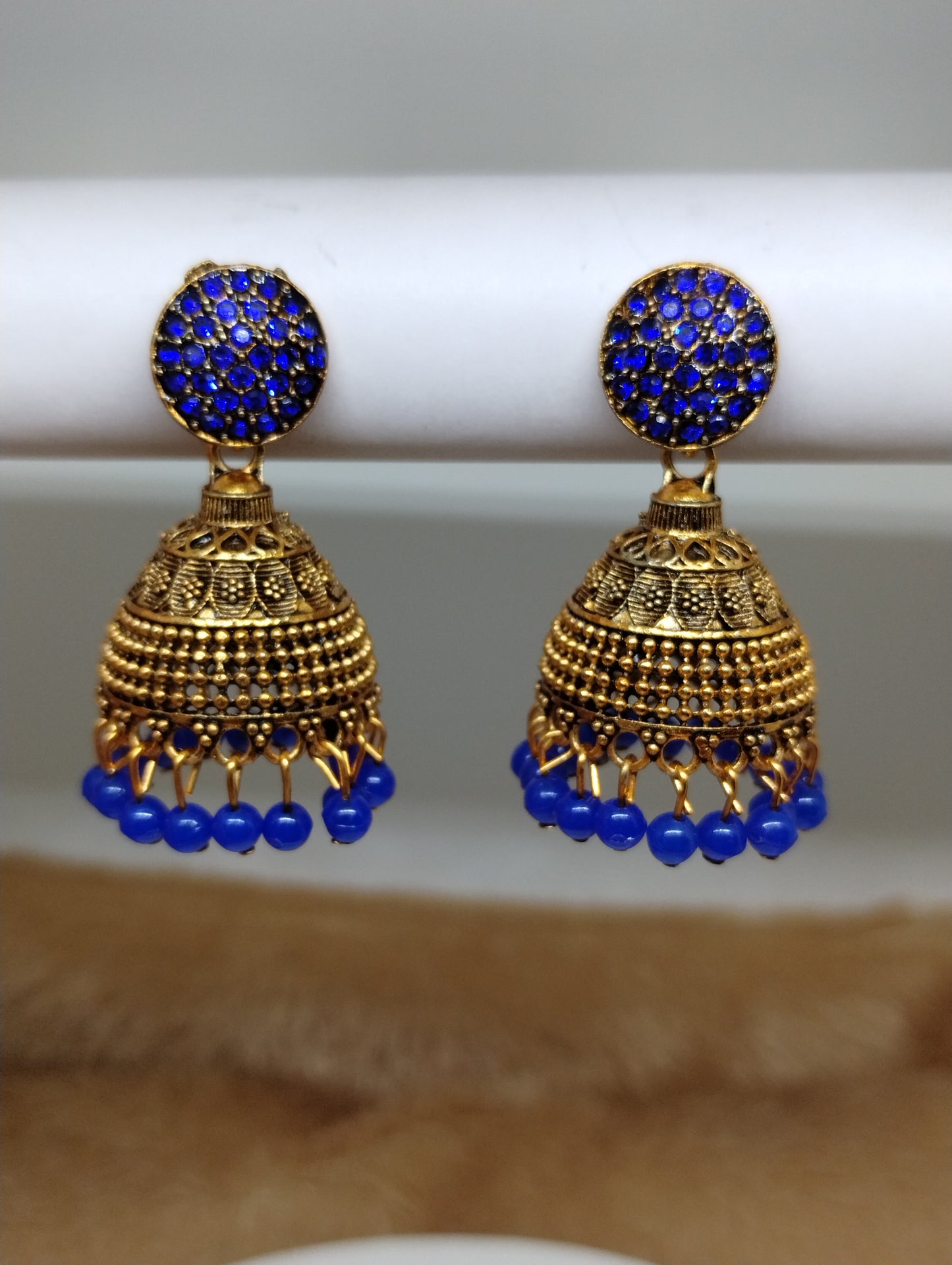 Ruhani Antique Gold Jhumka