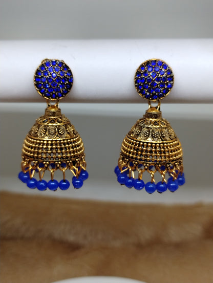 Ruhani Antique Gold Jhumka