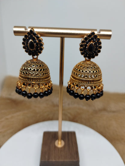 Ruhani Antique Gold Jhumka