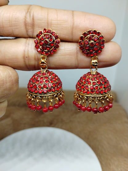 Ruhani Antique Gold Jhumka