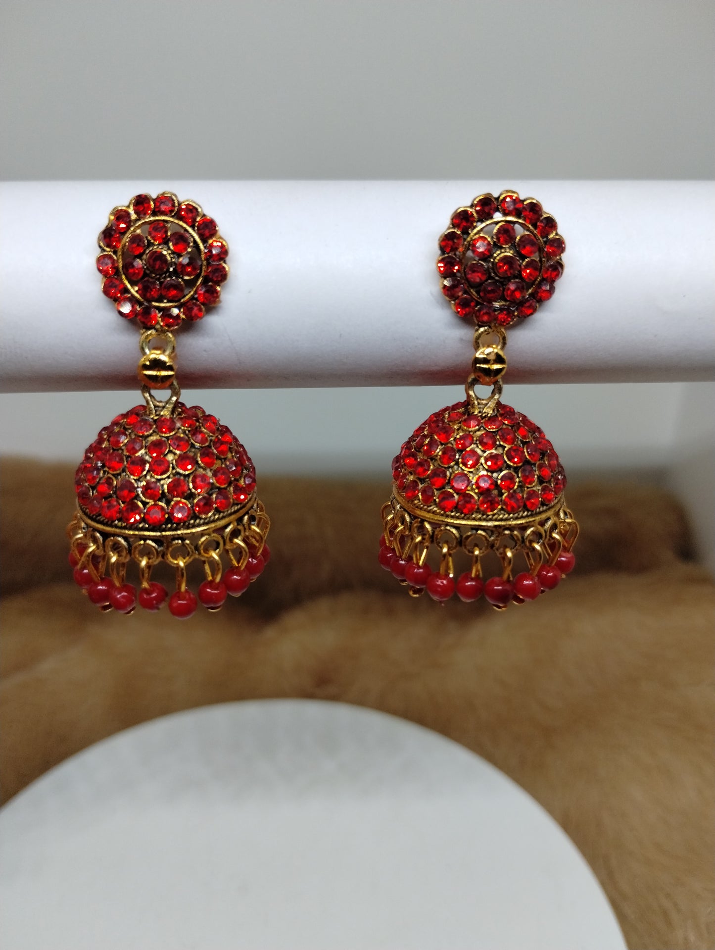 Ruhani Antique Gold Jhumka