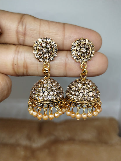 Ruhani Antique Gold Jhumka