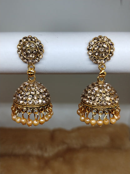 Ruhani Antique Gold Jhumka