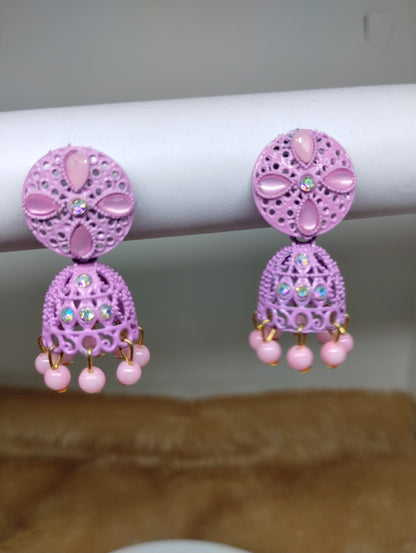 Gulnaar Floral Jhumka