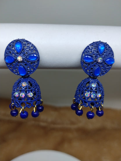 Gulnaar Floral Jhumka