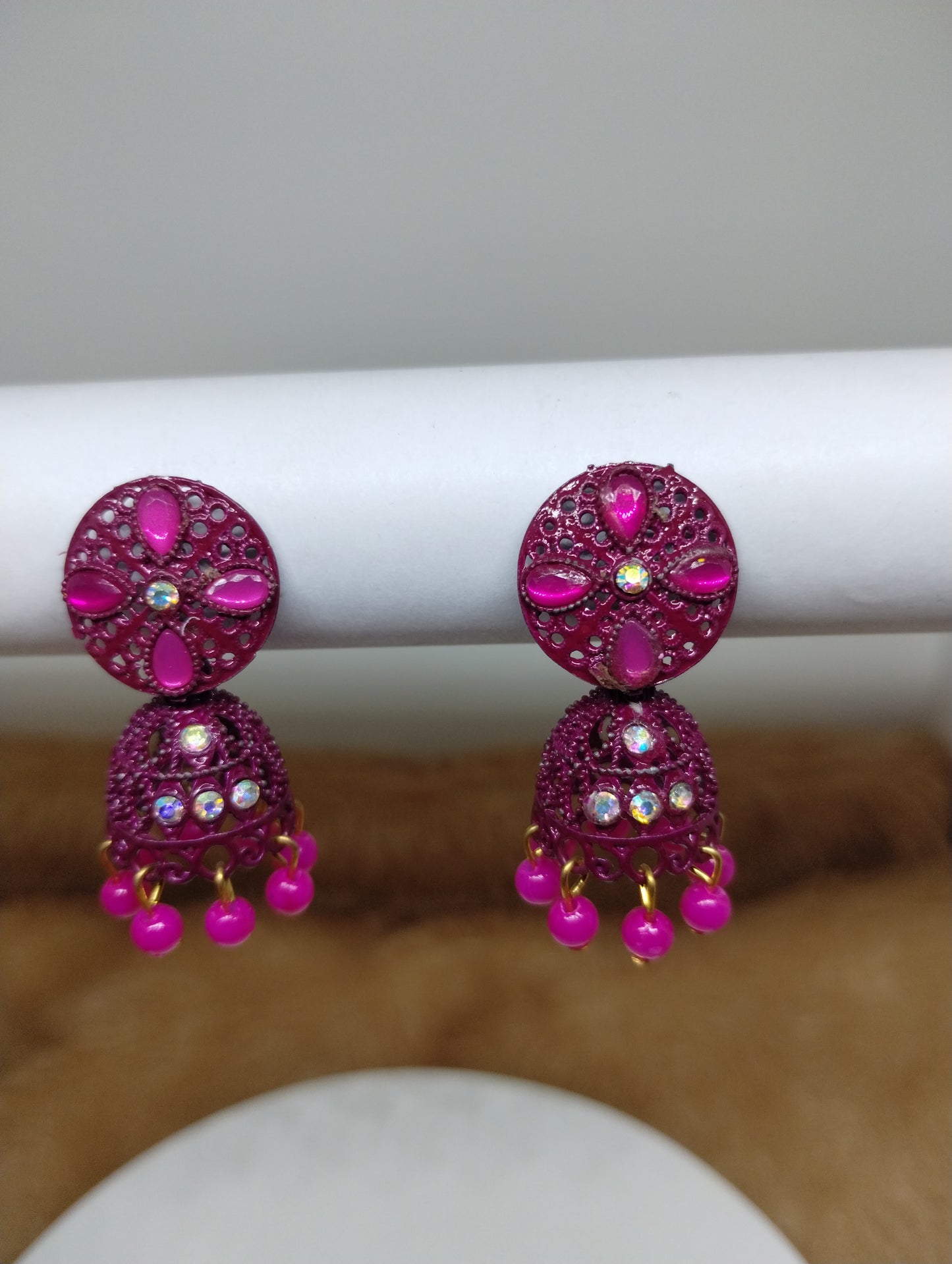 Gulnaar Floral Jhumka