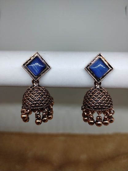 Mayurika Copper Jhumka