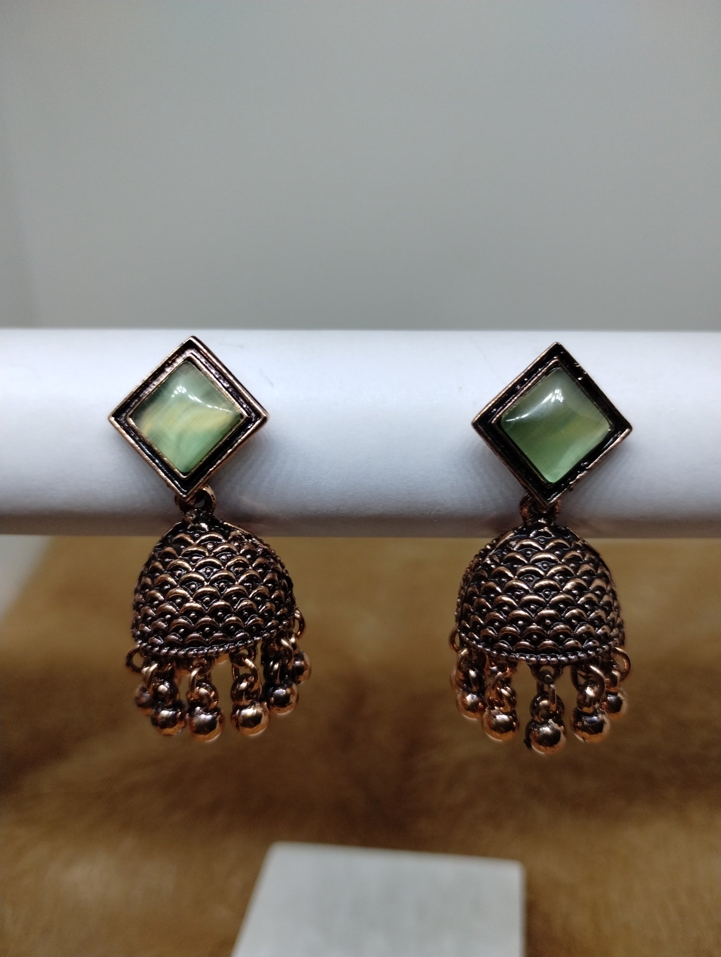 Mayurika Copper Jhumka