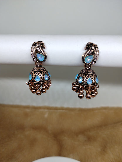 Mayurika Copper Jhumka