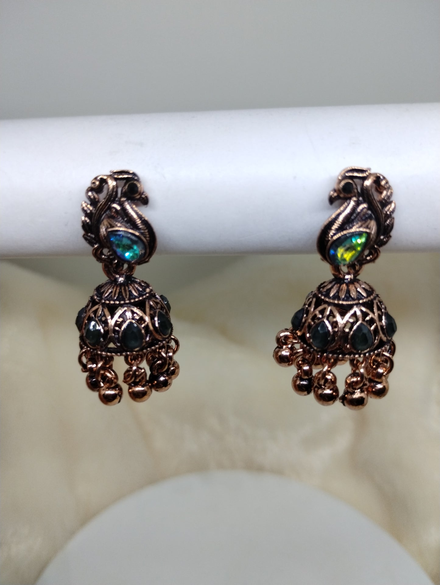 Mayurika Copper Jhumka