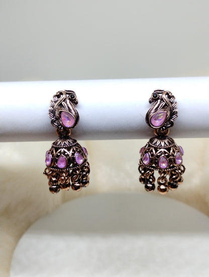 Mayurika Copper Jhumka