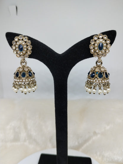 Meher Pearl & Stone Jhumka