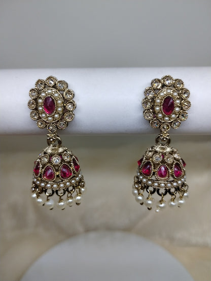 Meher Pearl & Stone Jhumka