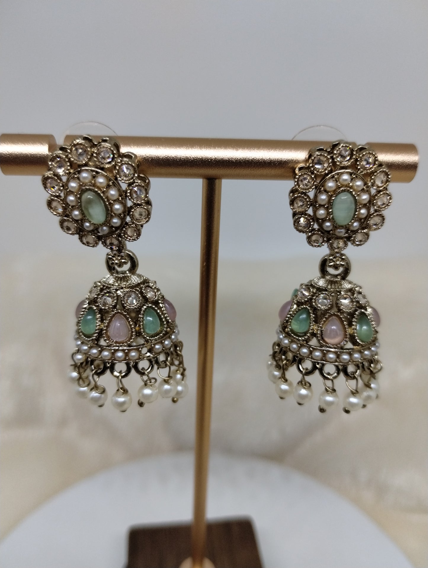 Meher Pearl & Stone Jhumka