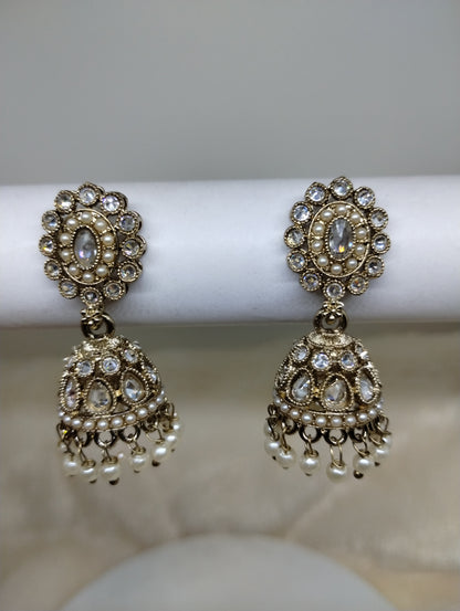 Meher Pearl & Stone Jhumka