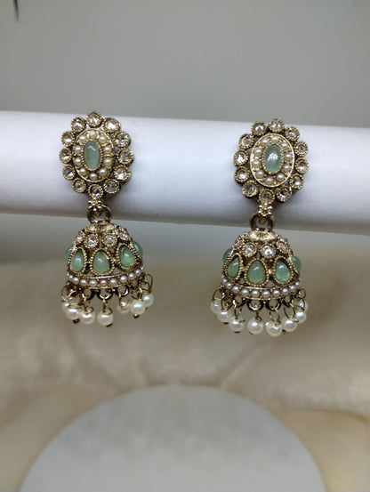 Meher Pearl & Stone Jhumka