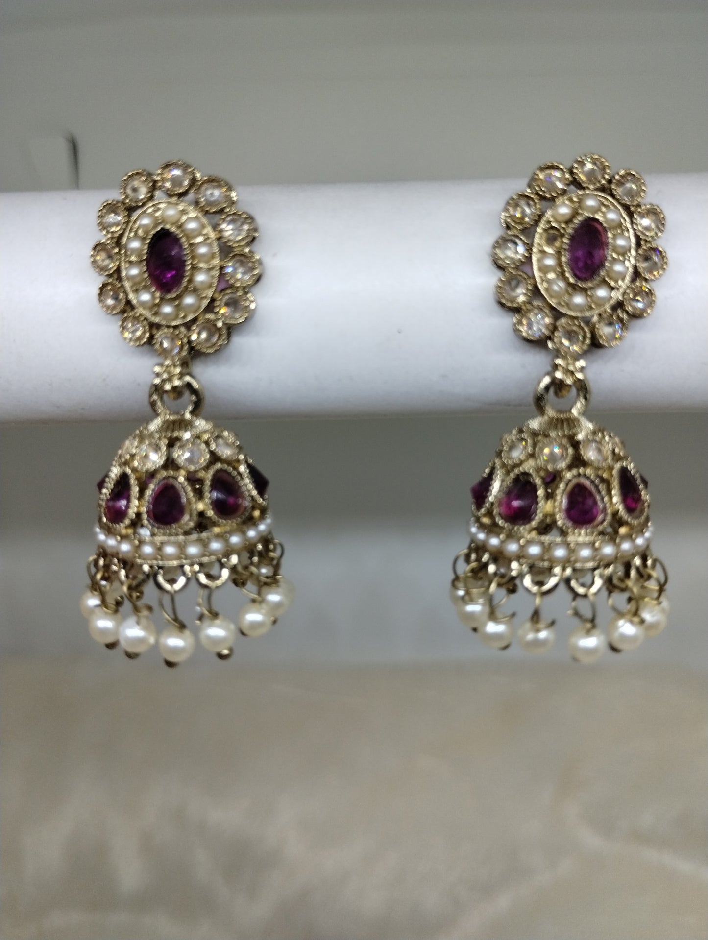 Meher Pearl & Stone Jhumka