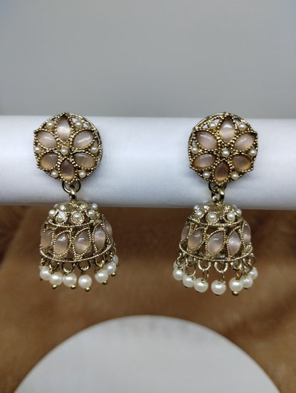 Meher Pearl & Stone Jhumka