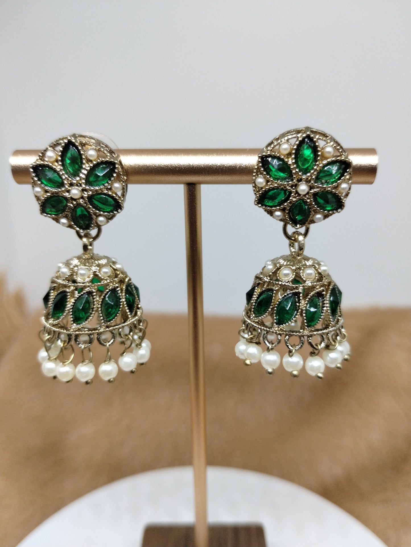 Meher Pearl & Stone Jhumka