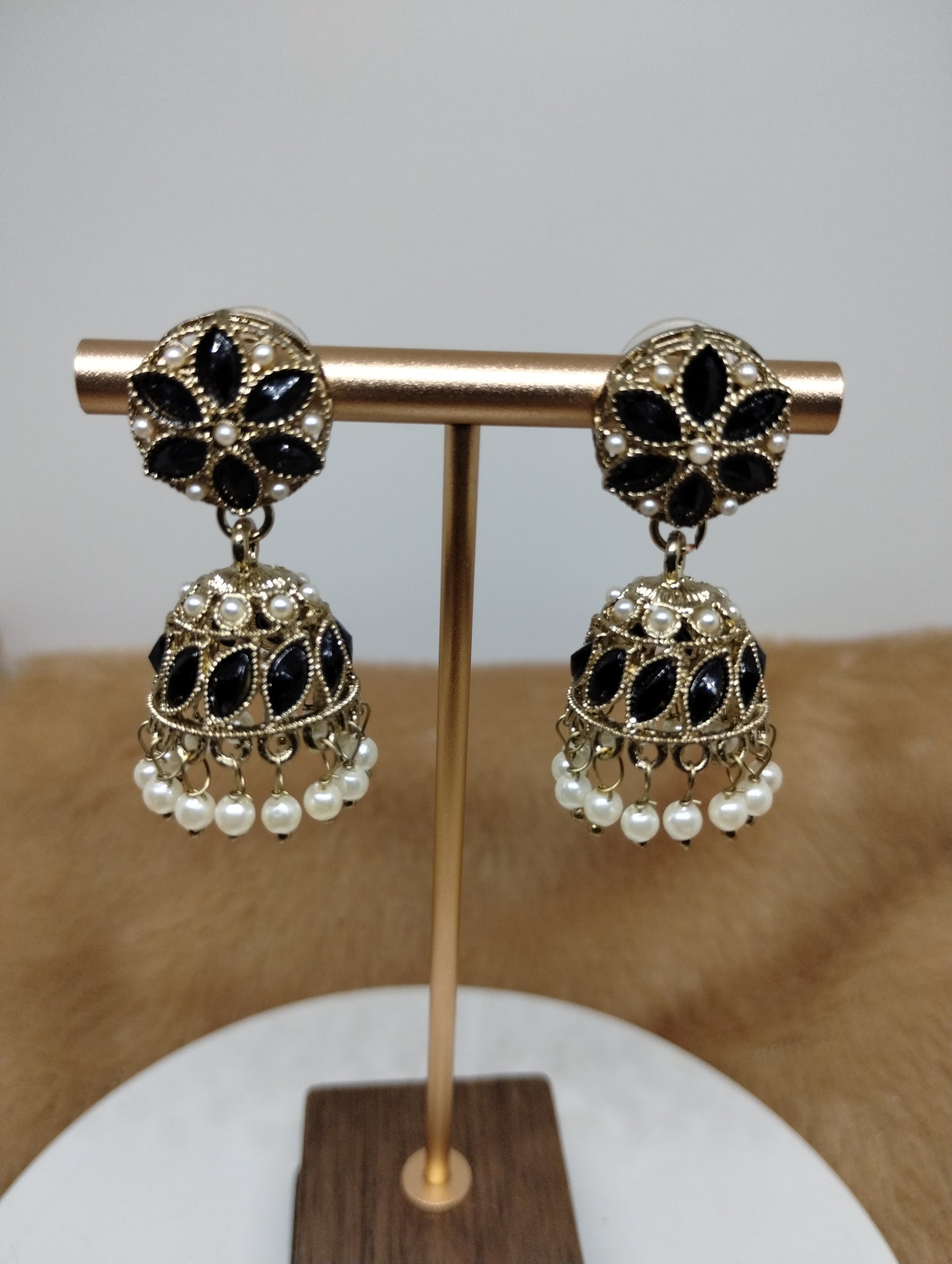 Meher Pearl & Stone Jhumka