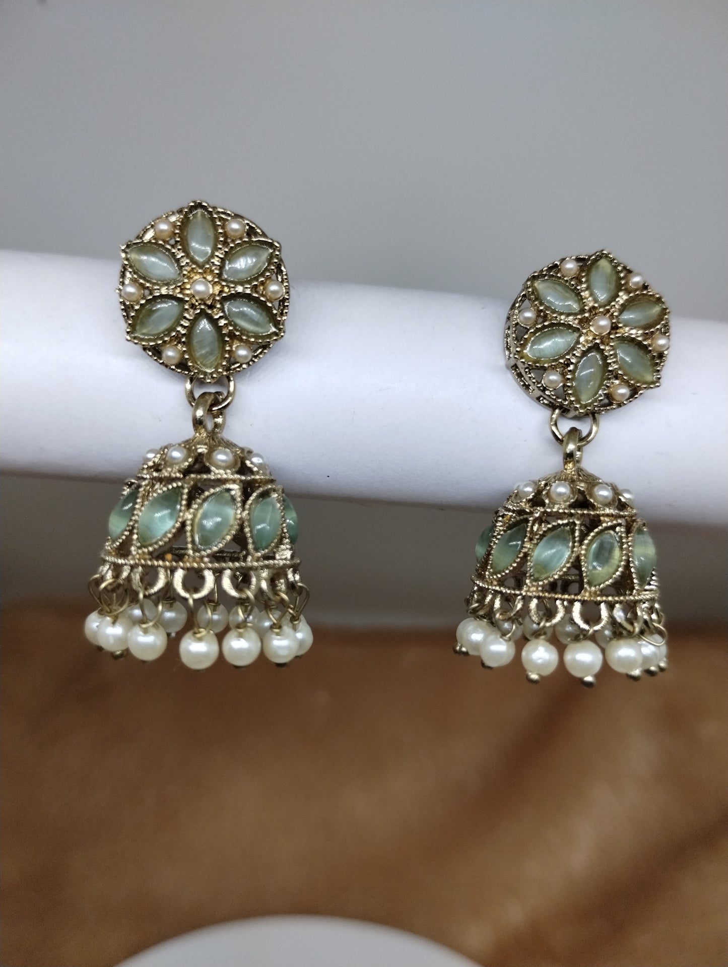 Meher Pearl & Stone Jhumka