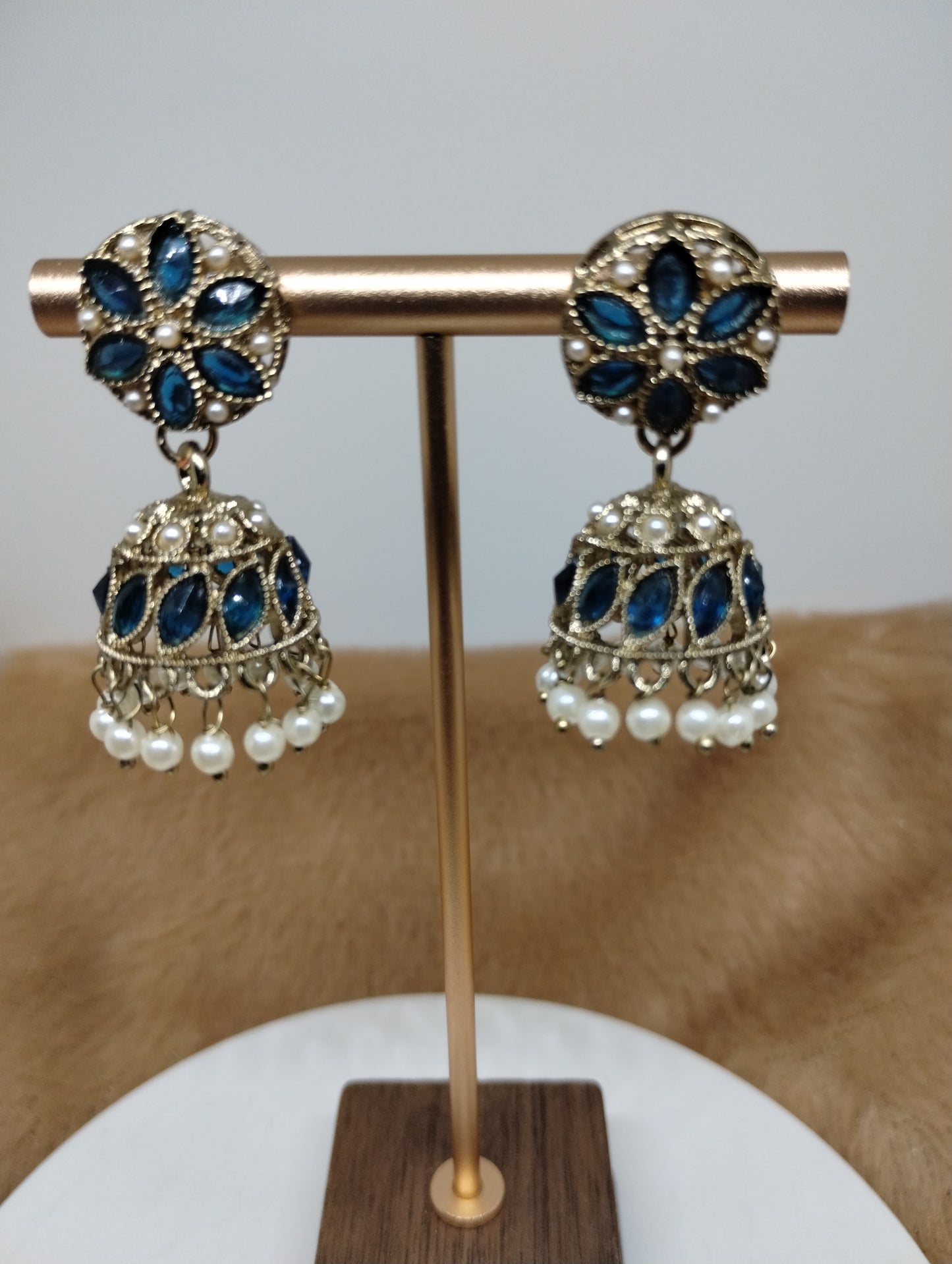 Meher Pearl & Stone Jhumka