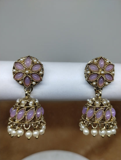 Meher Pearl & Stone Jhumka