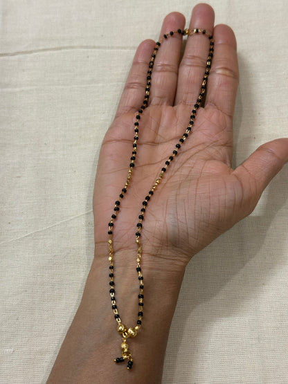 Classic Black Bead Mangalsutra Chain
