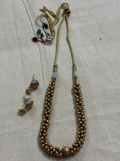 Heritage Bead Cluster Necklace Set