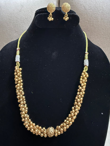 Heritage Bead Cluster Necklace Set