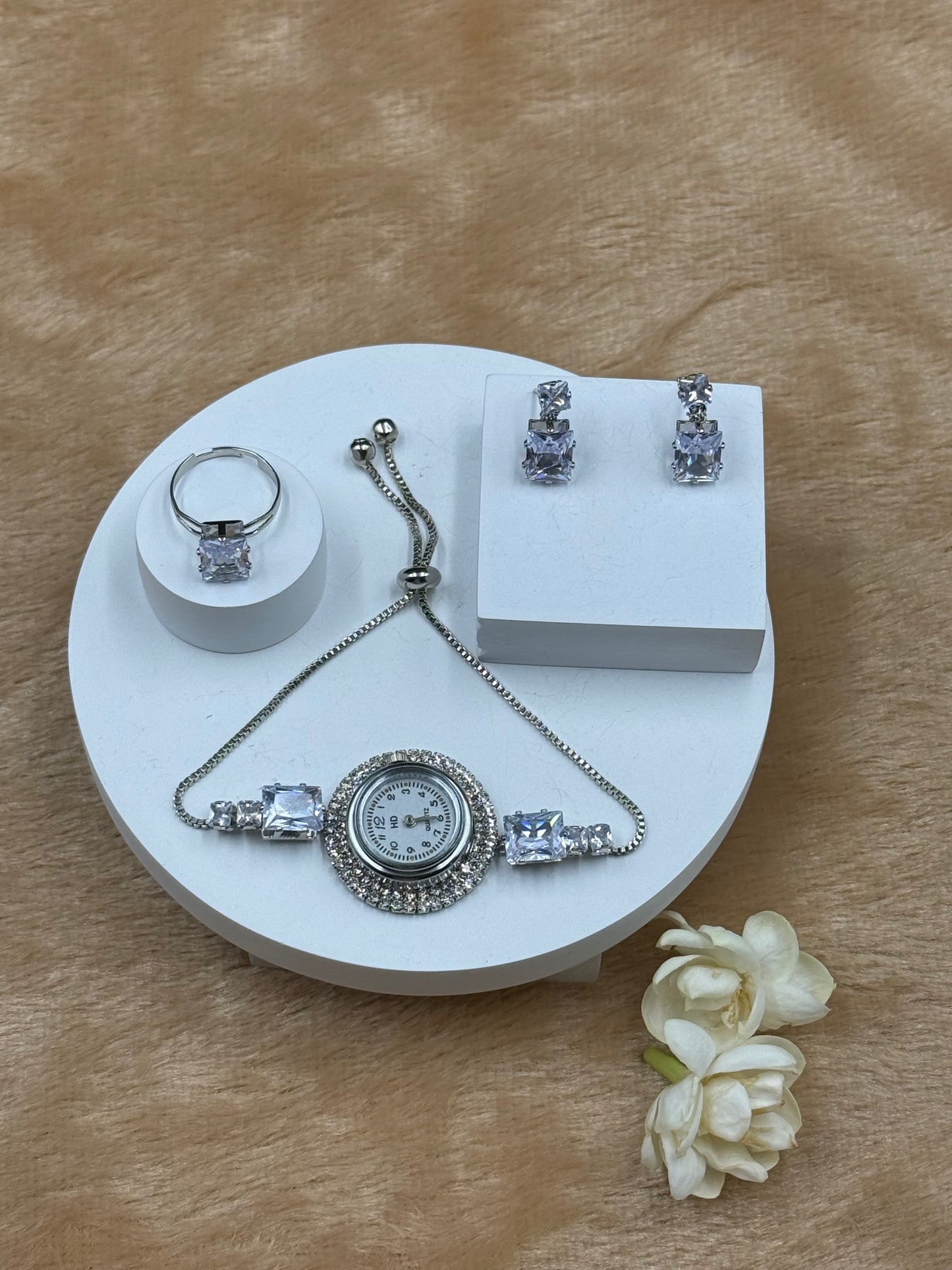 Celeste Crystal Jewellery & Watch Gift Set