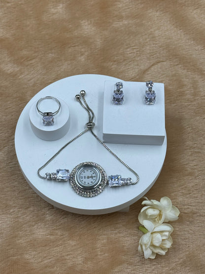 Celeste Crystal Jewellery & Watch Gift Set