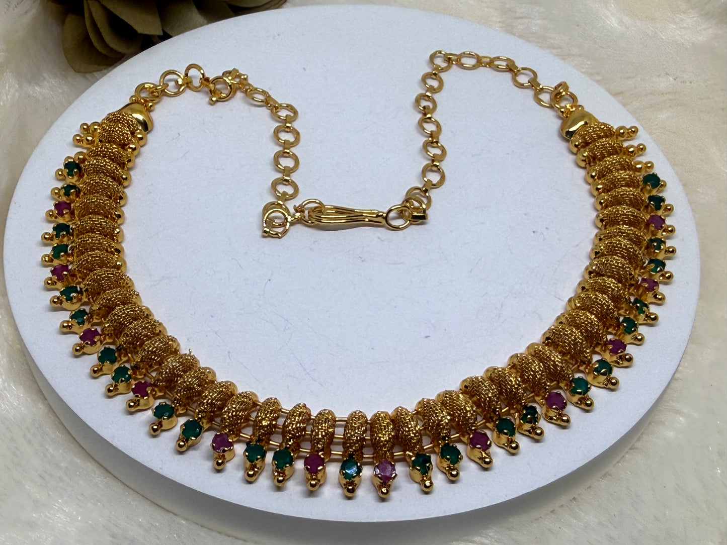 Necklace with Multicolour Stones