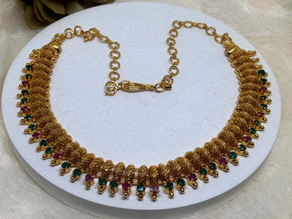 Necklace with Multicolour Stones