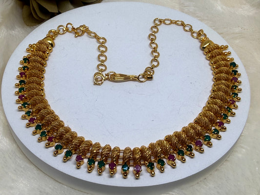 Necklace with Multicolour Stones