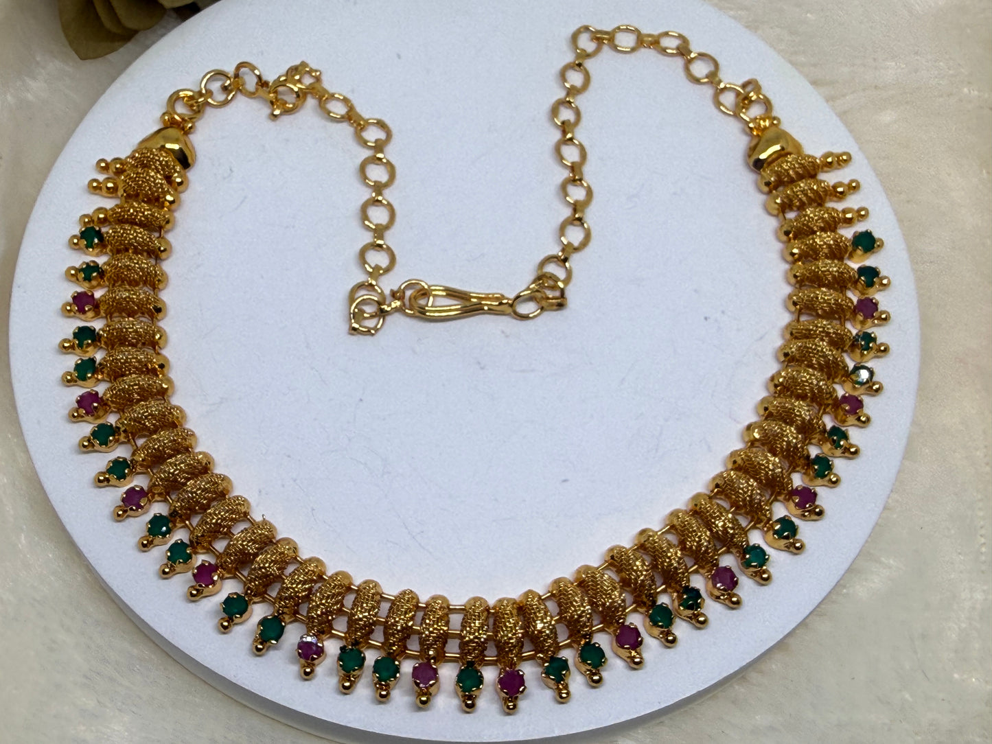 Necklace with Multicolour Stones