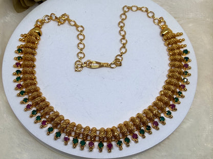 Necklace with Multicolour Stones