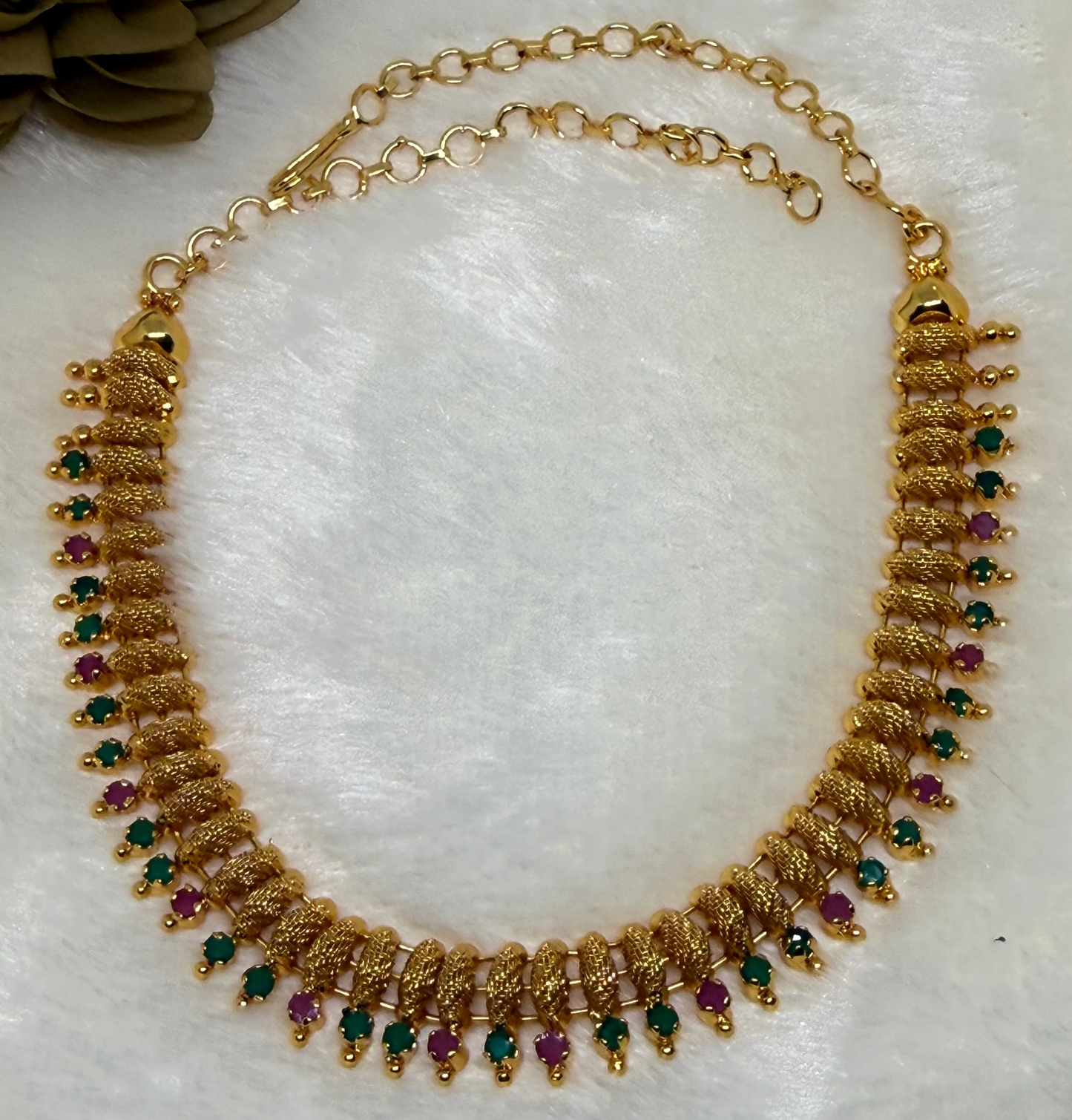 Necklace with Multicolour Stones