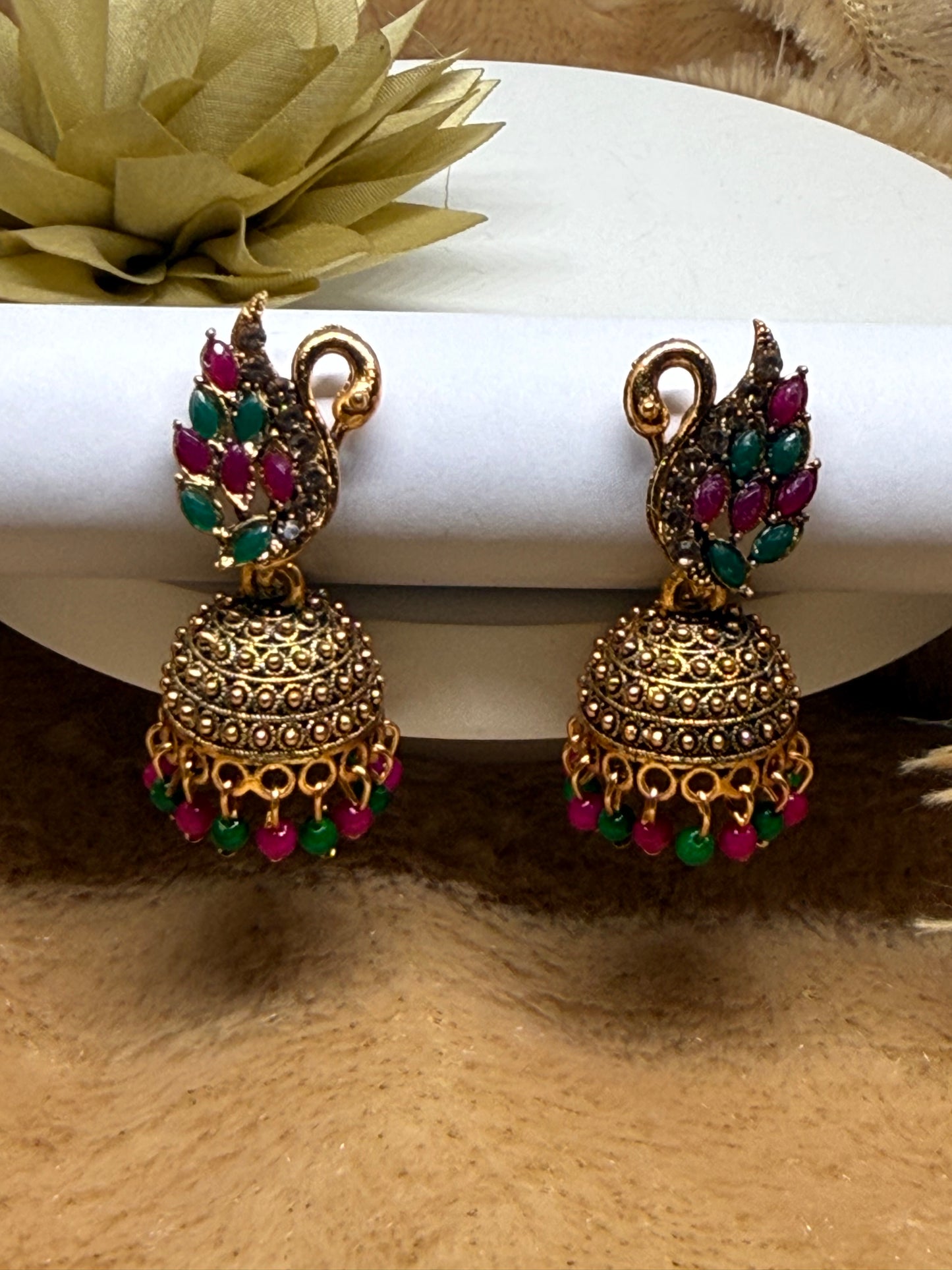Mayura Heritage Jhumka Earrings