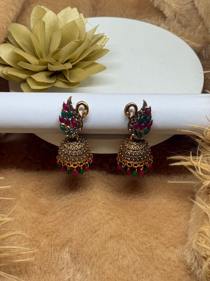 Mayura Heritage Jhumka Earrings