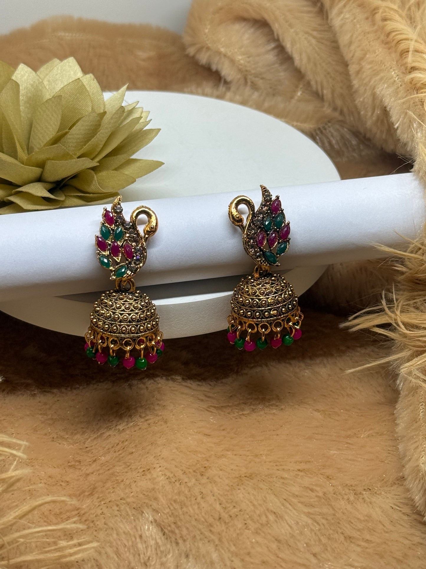 Mayura Heritage Jhumka Earrings