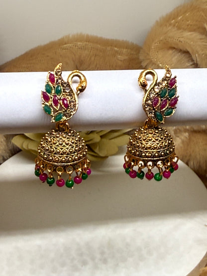 Mayura Heritage Jhumka Earrings