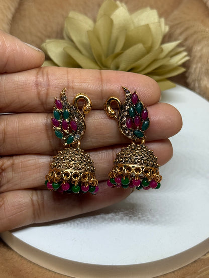 Mayura Heritage Jhumka Earrings