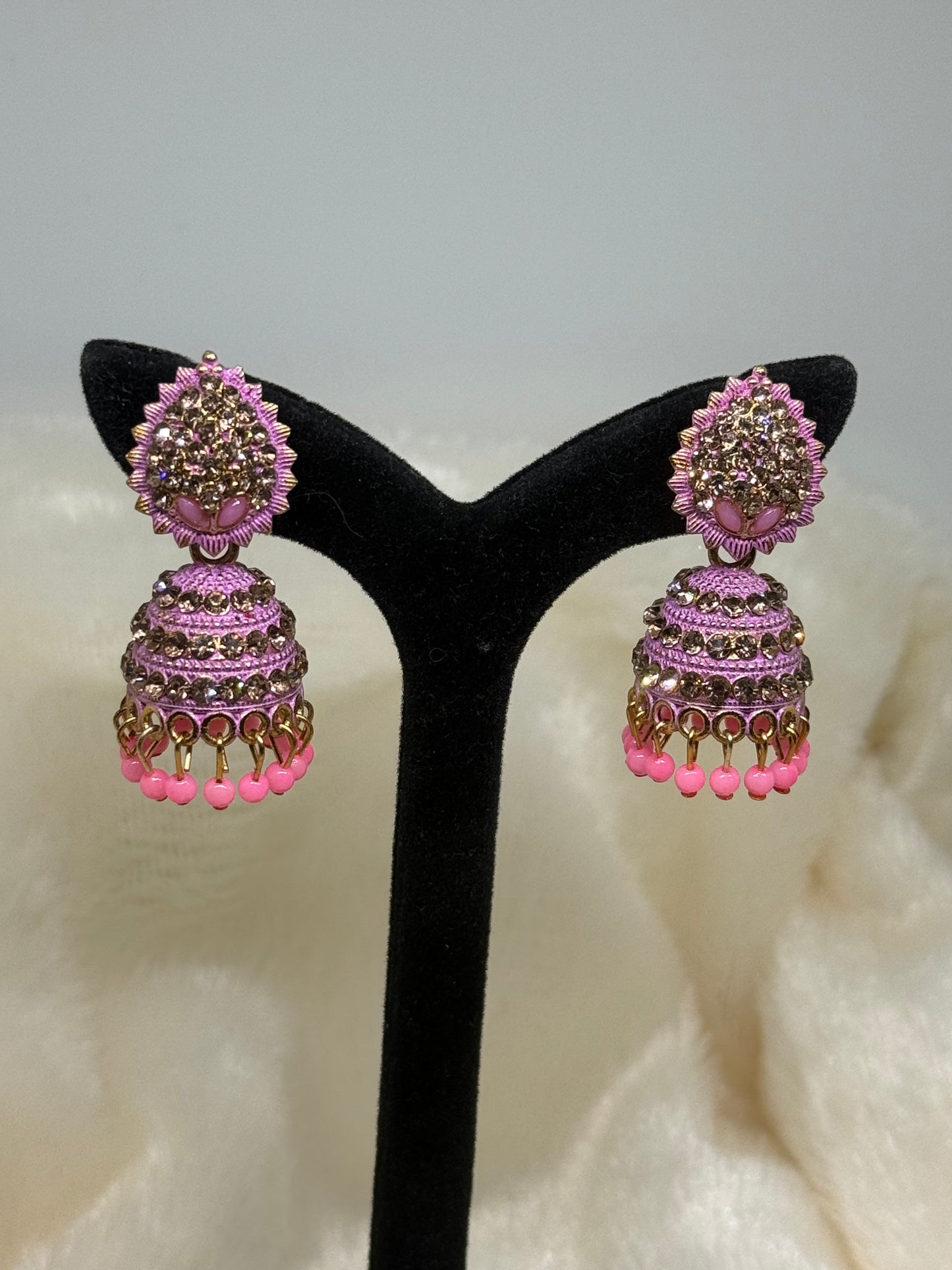 Aurora Sparkle Jhumka Earrings